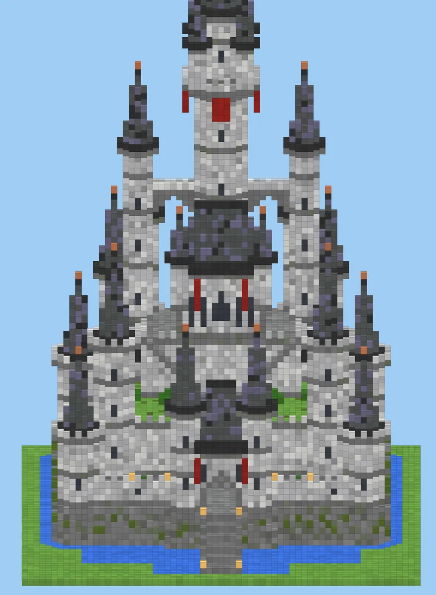 Royal Highland Castle, front elevation